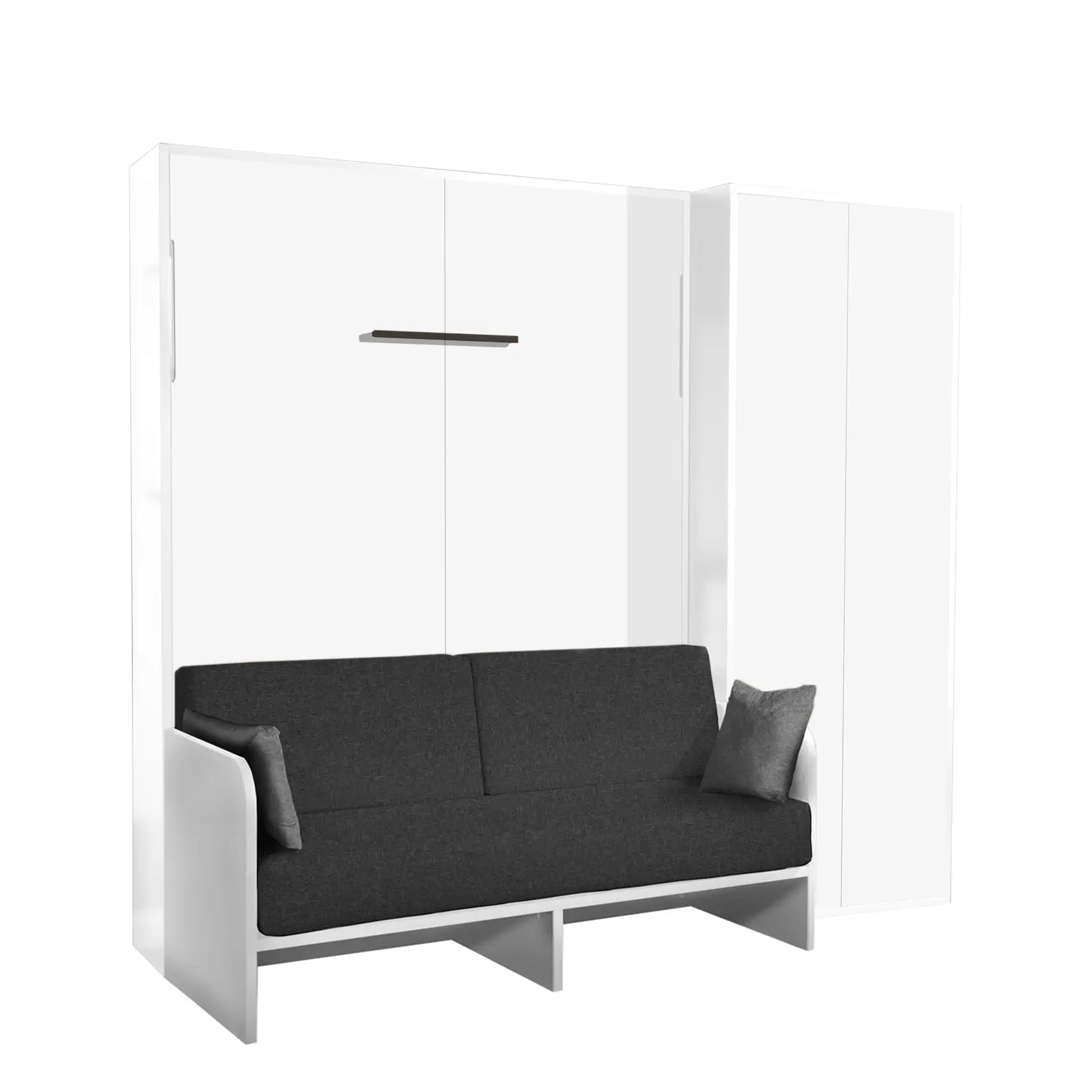 Letto a Scomparsa Verticale Singolo 90 - Set06S - immagine 4
