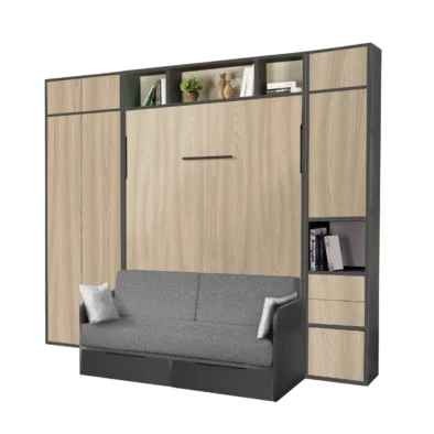 Letto a Scomparsa Verticale 1 Piazza 1/2 120 - Set03P