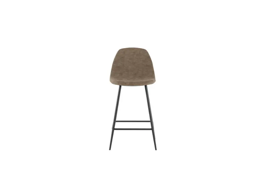 Sgabello Similpelle BRIGHI Tortora 2pz - immagine 2