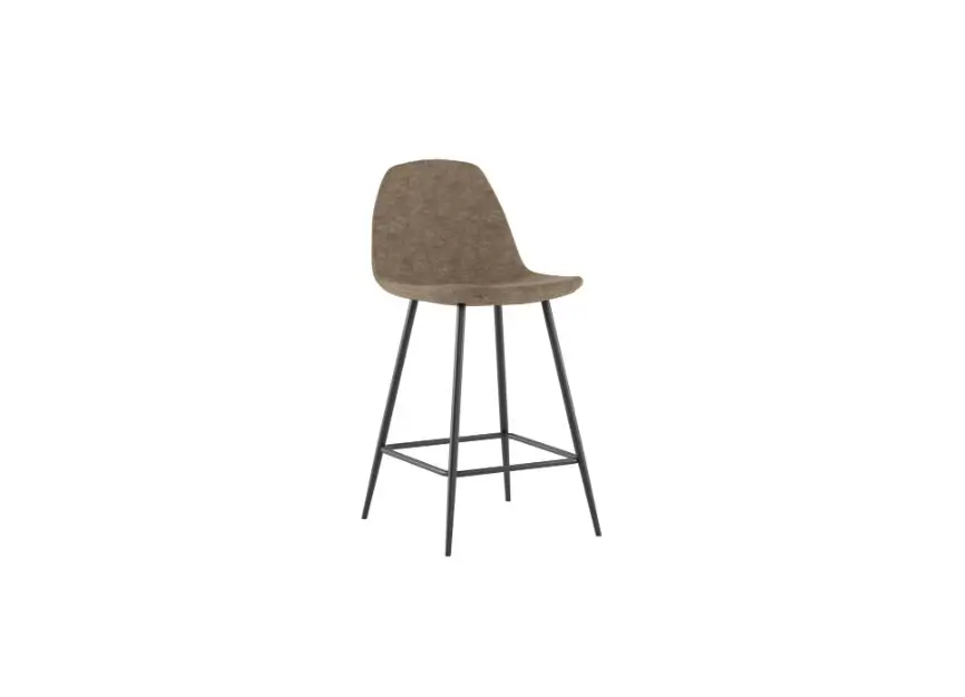 Sgabello Similpelle BRIGHI Tortora 2pz - immagine 4