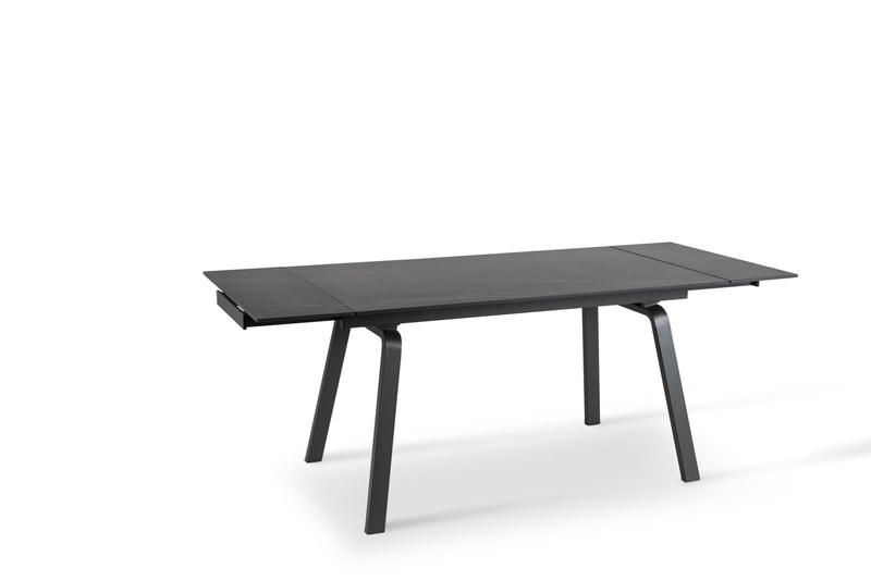 Tavolo Pranzo Cooper Allungabile Ceramica Nero 140-200cm - immagine 2