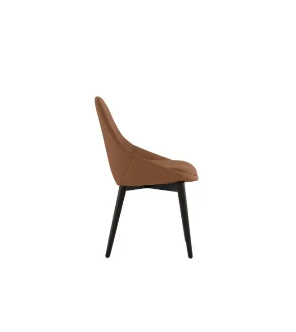 Sedia Pranzo ASTRY Tessuto Ruggine 4pz - immagine 3