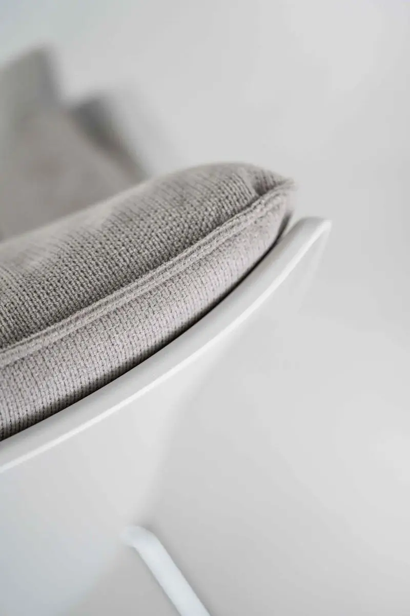 Poltrona Linea Tessuto Grigio Chiaro - immagine 5